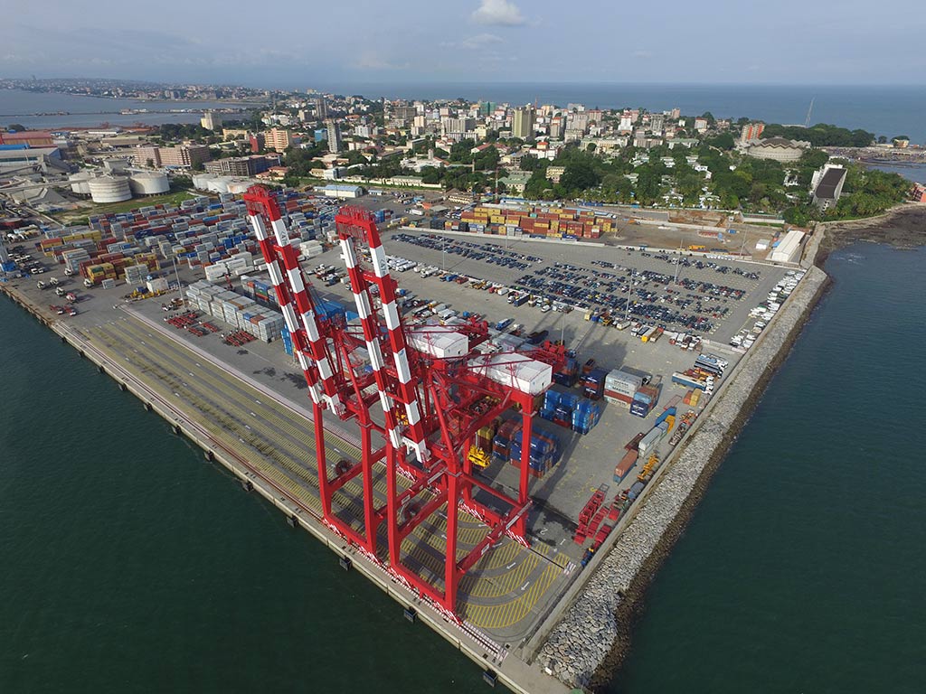 Le port de Conakry, l'une des concessions de Bolloré Africa Logistics. - © Port Autonome de Conakry