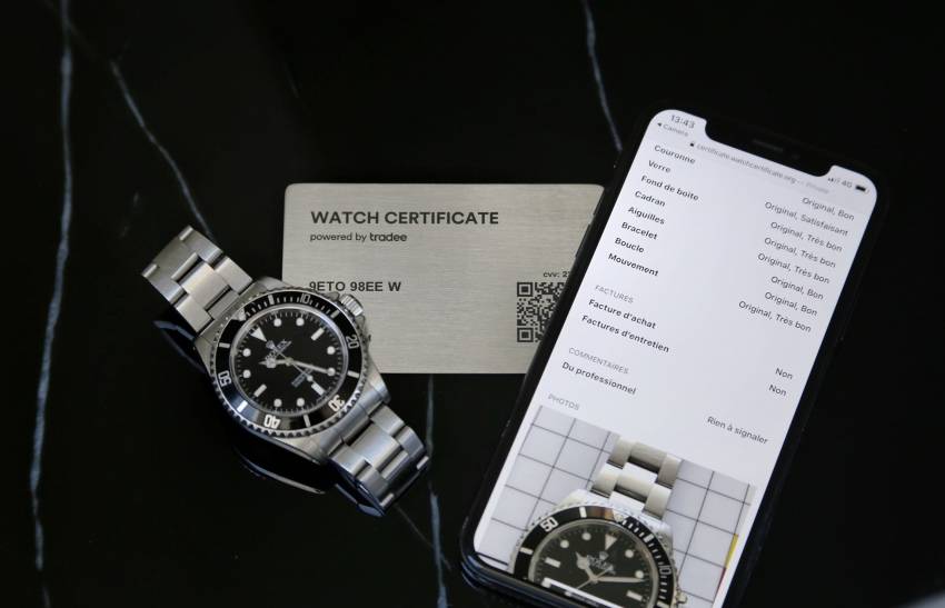 © Watch Certificate (Tradee)