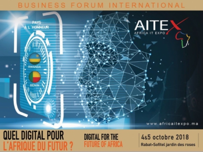 Affiche promotionnelle de la troisième édition d'Africa It Expo (AITEX) - ©page Facebook de l'AITEX