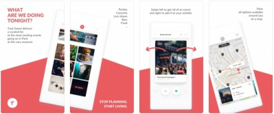 Toot Sweet, application mobile de sorties culturelles parisiennes - ©itunes.apple.com