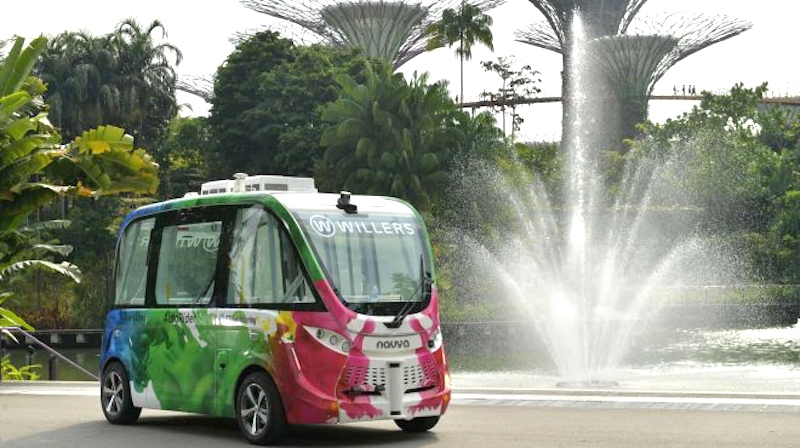 Navya aux Gardens by the Bay à Singapour