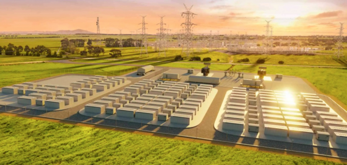 Le projet de la Victorian Big Battery, porté par Neoen en Australien. © DR
