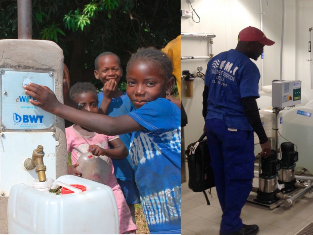 L'autrichien Best Water Technology, via sa filiale BTW France, met la main sur son partenaire local au Sénégal depuis vingt-cinq ans. - © BWT / PMI Sénégal