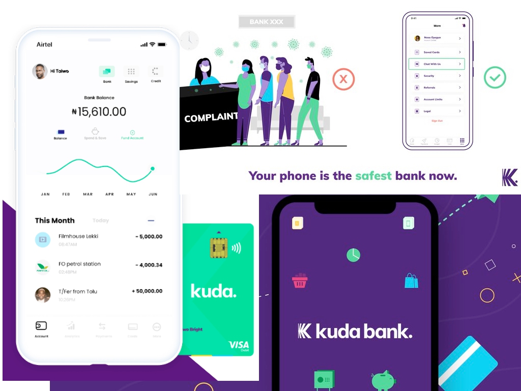 La levée de fonds de 8,4 M€ (10 M$) de la fintech Kuda constitue le plus important tour d'amorçage jamais réalisé en Afrique, selon le média américain TechCrunch. - © Kuda