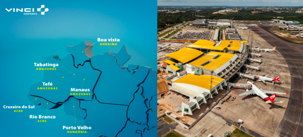 Sept aéroports de la région Nord du Brésil @Vinci Airports
