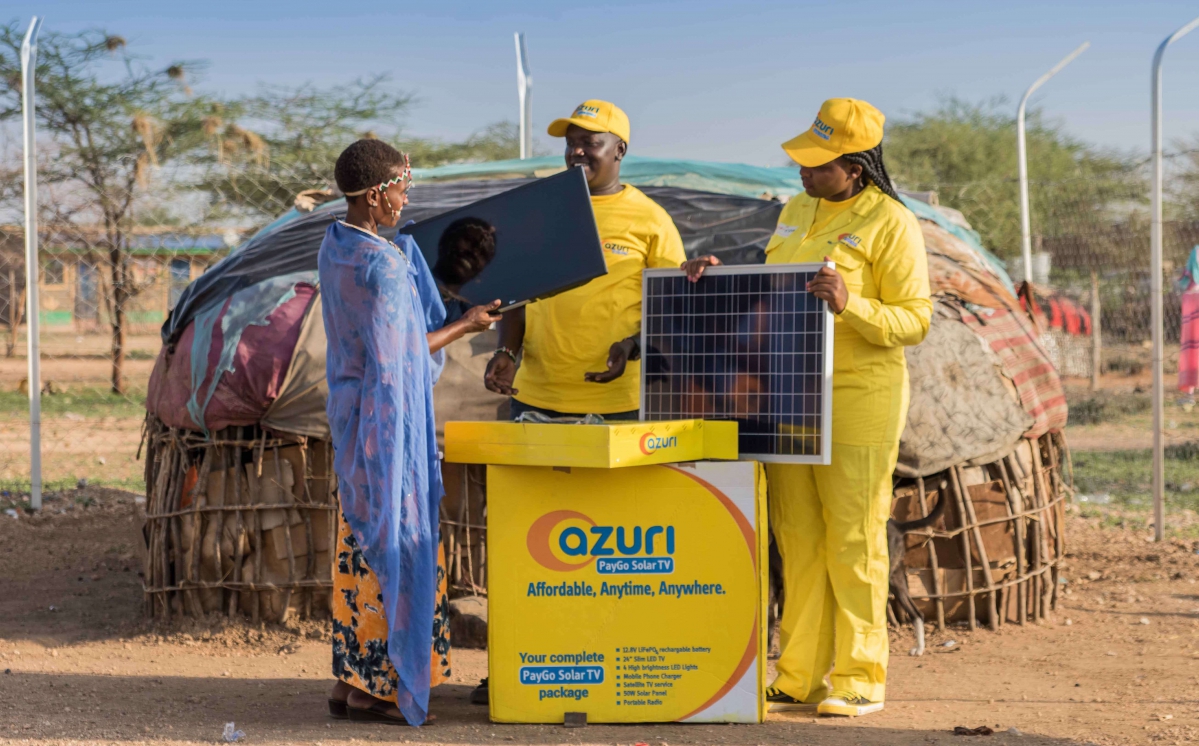 Entre 2012 et 2019, le britannique Azuri Technologies a vendu plus 15 000 kits solaires off grid en Afrique. - Azuri Technologies
