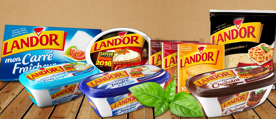 Produits fromagers de la marque tunisienne Land'Or - © Land'or