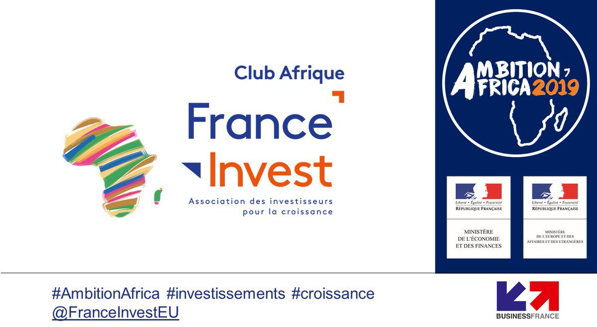 Le Club Afrique de France Invest organise sa première conférence « Invest For Growth in Africa »’, mercredi 30 octobre 2019 de 15h30 à 19h à Bercy, à l'occasion de l'événement Ambition for Africa. - © France Invest