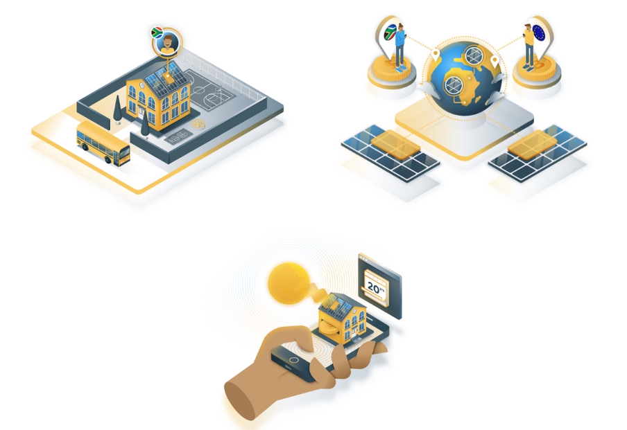 Sun Exchange fournit de l’énergie solaire à des infrastructures, organisations et entreprises, et s'appuie sur un financement participatif permis par sa plateforme fondée sur la technologie blockchain. - © Sun Exchange