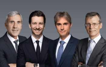 © Le directoire d'Isatis est désormais composé de Brice Lionnet, Louis Deforges, Laurent Baudino et Guillaume Lebrun (de gauche à droite). 